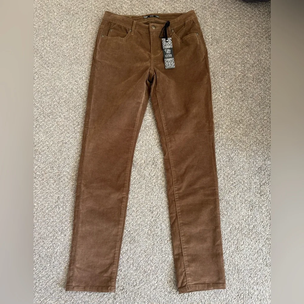 Tru Luxe Brown Corduroy Pants - Picture 2 of 13